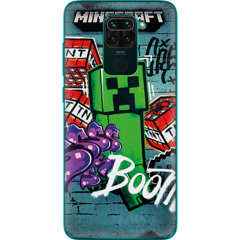 Чехол BoxFace Xiaomi Redmi Note 9 Minecraft Graffiti