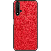 Кожаный чехол Boxface Huawei Nova 5T Flotar Red