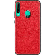 Кожаный чехол Boxface Huawei P40 Lite E Flotar Red