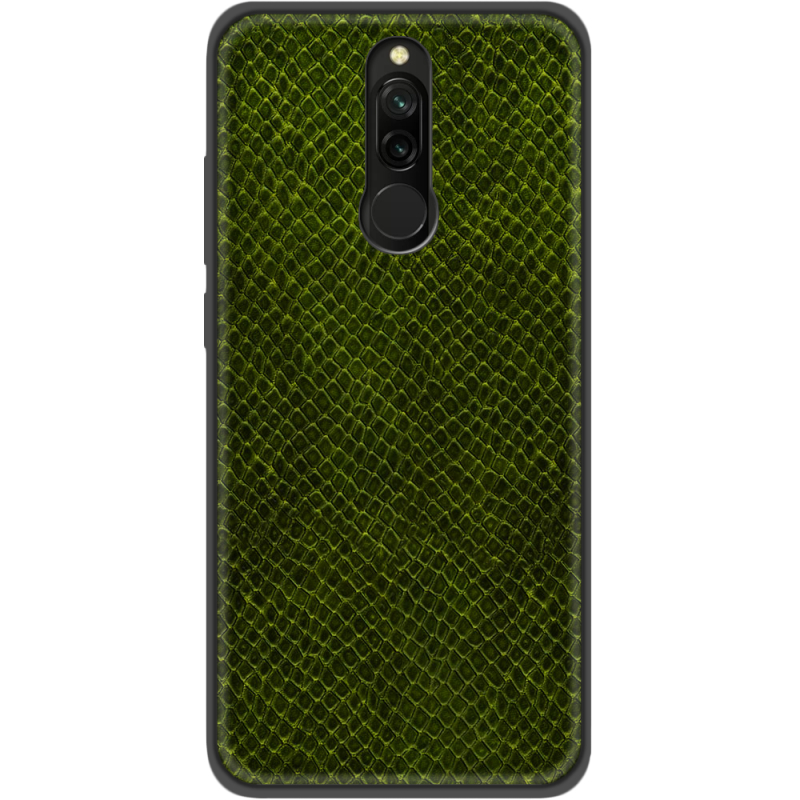 Кожаный чехол Boxface Xiaomi Redmi 8 Snake Forest Green