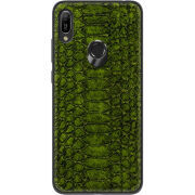 Кожаный чехол Boxface Huawei Y6 Prime 2019 Reptile Forest Green