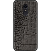 Кожаный чехол Boxface Xiaomi Redmi 5 Plus Crocodile Black