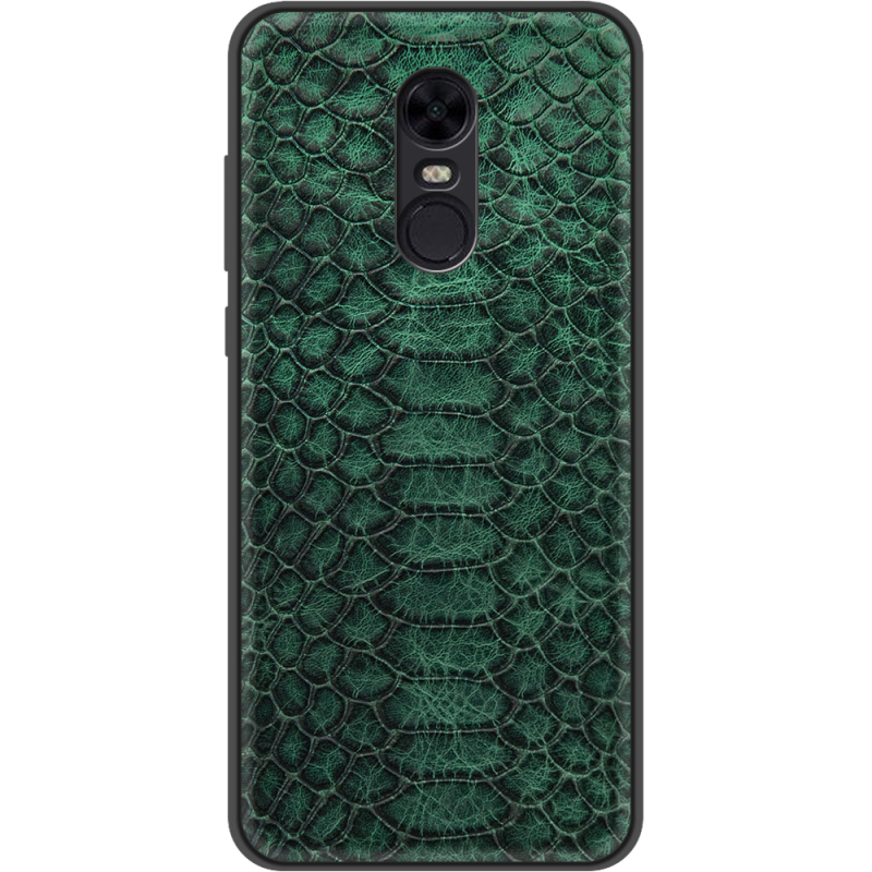 Кожаный чехол Boxface Xiaomi Redmi 5 Plus Reptile Emerald