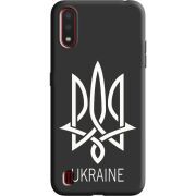 Черный чехол BoxFace Samsung A015 Galaxy A01 Тризуб монограмма ukraine