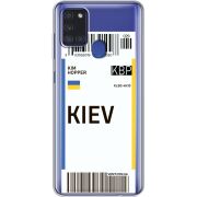 Прозрачный чехол BoxFace Samsung Galaxy A21s (A217) Ticket Kiev