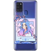 Прозрачный чехол BoxFace Samsung Galaxy A21s (A217) The Sakuras Will Cry For You