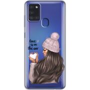 Прозрачный чехол BoxFace Samsung Galaxy A21s (A217) love is in the air