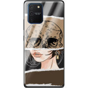 Защитный чехол BoxFace Glossy Panel Samsung Galaxy S10 Lite Skull-Girl