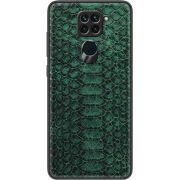 Кожаный чехол Boxface Xiaomi Redmi Note 9 Reptile Emerald