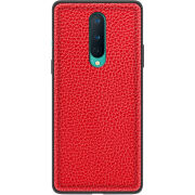 Кожаный чехол Boxface OnePlus 8 Flotar Red