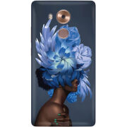Чехол Uprint Huawei Mate 8 Exquisite Blue Flowers
