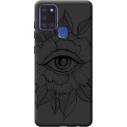 Черный чехол BoxFace Samsung A217 Galaxy A21s Eye