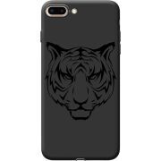 Черный чехол Uprint Apple iPhone 7/8 Plus Tiger