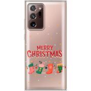 Прозрачный чехол BoxFace Samsung N985 Galaxy Note 20 Ultra Merry Christmas