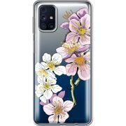 Прозрачный чехол BoxFace Samsung M317 Galaxy M31s Cherry Blossom