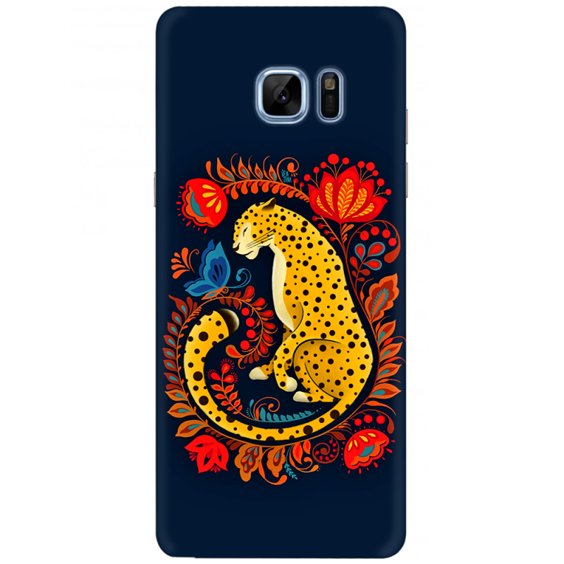 Чехол Uprint Samsung N930F Galaxy Note 7 Petrykivka Leopard
