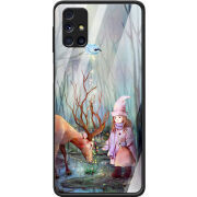 Защитный чехол BoxFace Glossy Panel Samsung M317 Galaxy M31s Girl And Deer