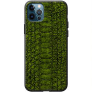 Кожаный чехол Boxface Apple iPhone 12 Pro Reptile Forest Green