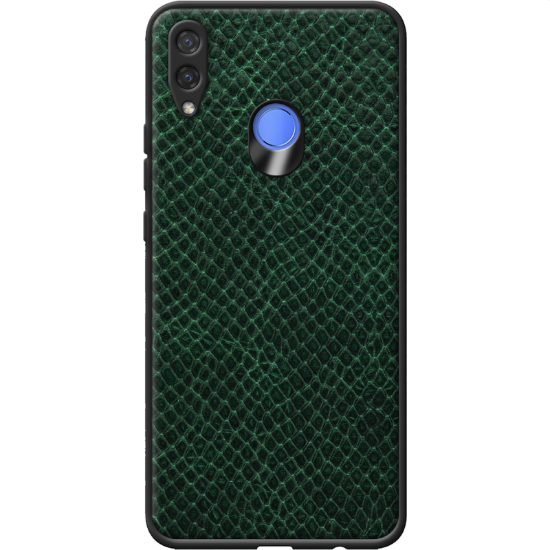 Кожаный чехол Boxface Huawei P Smart Plus Snake Emerald