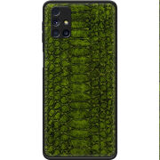 Кожаный чехол Boxface Samsung M317 Galaxy M31s Reptile Forest Green
