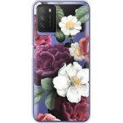 Прозрачный чехол BoxFace Xiaomi Poco M3 Floral Dark Dreams