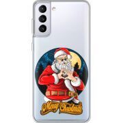 Прозрачный чехол BoxFace Samsung G996 Galaxy S21 Plus Cool Santa