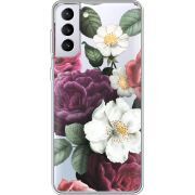 Прозрачный чехол BoxFace Samsung G996 Galaxy S21 Plus Floral Dark Dreams
