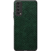 Кожаный чехол Boxface Huawei P Smart 2021 Snake Emerald