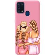 Розовый чехол BoxFace Samsung M315 Galaxy M31 Girlfriends