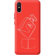 Красный чехол BoxFace Xiaomi Redmi 9A 