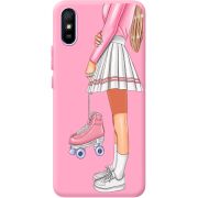 Розовый чехол BoxFace Xiaomi Redmi 9A Roller Girl