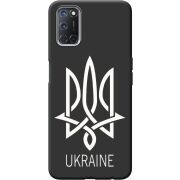 Черный чехол BoxFace OPPO A52 /A72 Тризуб монограмма ukraine