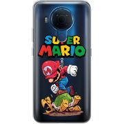 Прозрачный чехол BoxFace Nokia 5.4 Super Mario