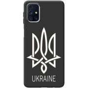 Черный чехол BoxFace Samsung M317 Galaxy M31s Тризуб монограмма ukraine