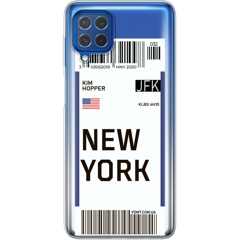 Прозрачный чехол BoxFace Samsung M625F Galaxy M62 Ticket New York