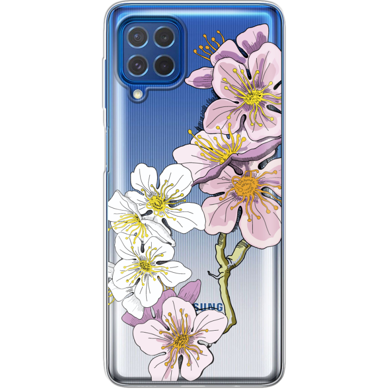 Прозрачный чехол BoxFace Samsung M625F Galaxy M62 Cherry Blossom