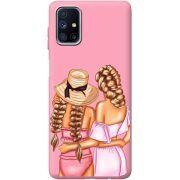 Розовый чехол BoxFace Samsung M515 Galaxy M51 Girlfriends