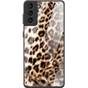 Защитный чехол BoxFace Glossy Panel Samsung G991 Galaxy S21 Leopard Fur