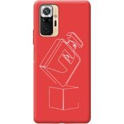 Красный чехол BoxFace Xiaomi Redmi Note 10 Pro 