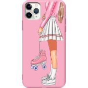 Розовый чехол Uprint Apple iPhone 11 Pro Max Roller Girl