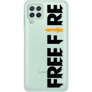 Прозрачный чехол BoxFace Samsung M325F Galaxy M32 Free Fire Black Logo