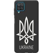 Черный чехол BoxFace Samsung M325F Galaxy M32 Тризуб монограмма ukraine