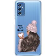 Прозрачный чехол BoxFace Samsung Galaxy M52 (M526) love is in the air