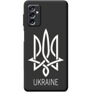 Черный чехол BoxFace Samsung Galaxy M52 (M526)  Тризуб монограмма ukraine