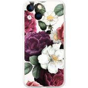 Прозрачный чехол BoxFace Apple iPhone 13 mini Floral Dark Dreams