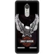 Чехол Uprint Lenovo Vibe K6 Harley Davidson and eagle