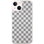 Чехол BoxFace с блёстками Apple iPhone 13 mini Шахматы