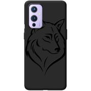 Черный чехол BoxFace OnePlus 9 Wolf