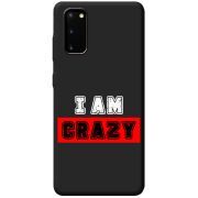 Черный чехол BoxFace Samsung Galaxy S20 (G980) I'm Crazy