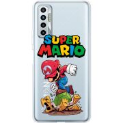 Прозрачный чехол BoxFace Tecno Camon 17P Super Mario